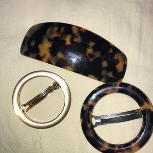 3 JCrew Barrettes ! All made in France great qual